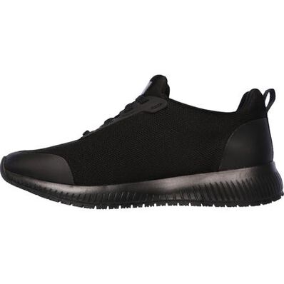 SKECHERS Work Squad Women's Slip Resistant Electrical Hazard Athletic Slip-On Work Shoe, , large