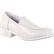 Calzado sin cordones, tacón alto, punta suave, blanco para mujeres SlipGrips, , large