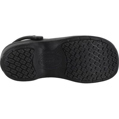 Easy WORKS by Easy Street Time Women's Slip-Resistant Black Slip-on Clog, , large