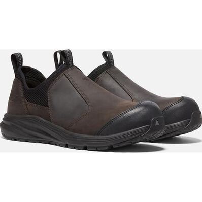 KEEN Utility® Vista Energy+ Shift Men's Carbon Fiber Toe Static-Dissipative Leather Slip-On Work Shoe, , large