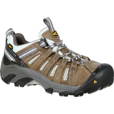 Calzado de trabajo para mujer con punta de acero LoCut Keen Flint, , large
