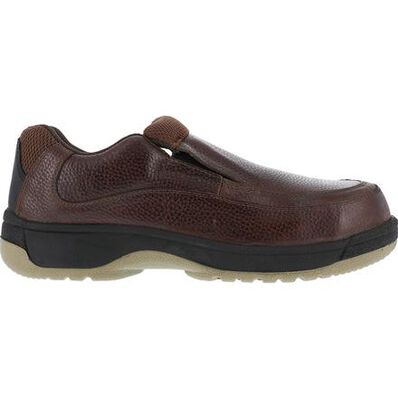 Lucky Women's Composite Toe Static-Dissipative Leather Slip-On Work Shoe, FS245