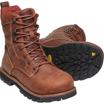 KEEN Utility® Seattle Women's 8 Inch Aluminum Toe Electrical Hazard Waterproof Work Boots, , large