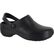 Easy WORKS by Easy Street Time Women's Slip-Resistant Black Slip-on Clog, , large