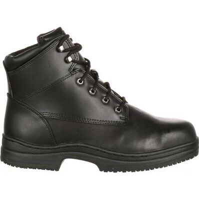 Bota de trabajo Oxford con punta de acero antideslizante de 6 pulgadas SlipGrips, , large