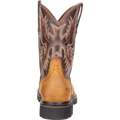 Bota de trabajo con punta de acero cuadrada ancha Ariat Sierra, , large