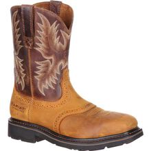 Bota de trabajo con punta de acero cuadrada ancha Ariat Sierra