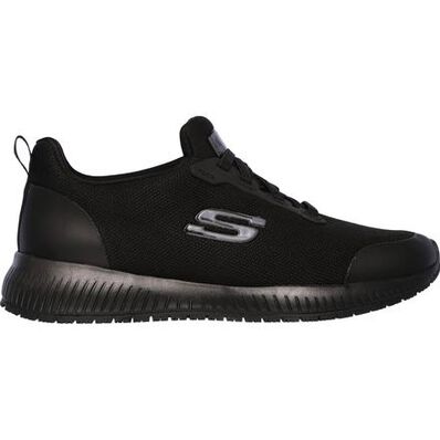 SKECHERS Work Squad Women's Slip Resistant Electrical Hazard Athletic Slip-On Work Shoe, , large