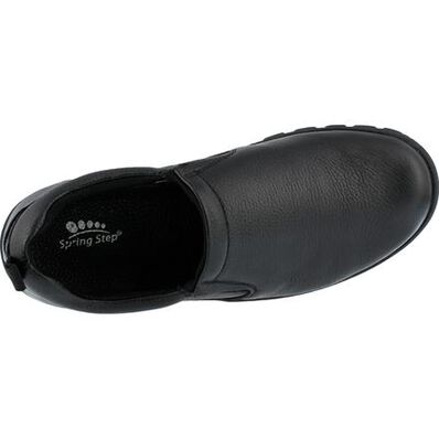 Spring Step Beckham Men's Slip Resistant Leather Slip-on Shoe, , large